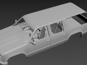 chevrolet suburban 1999 body for print 3D Print Model