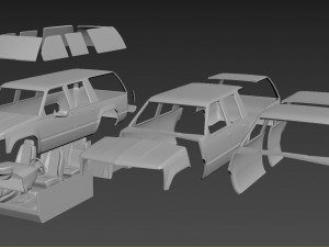 chevrolet suburban 1999 body for print 3D Print Model