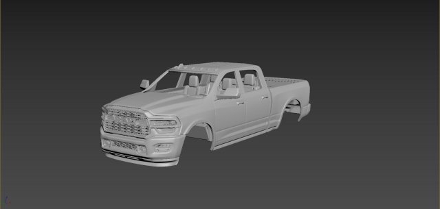 Dodge ram 2500 2020 body for print 3D Print Model .c4d .max .obj .3ds .fbx .stl .blend 