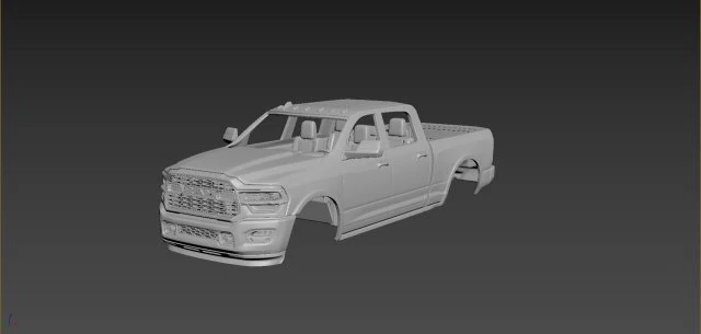 Dodge ram 2500 2020 body for print 3D Print Model .c4d .max .obj .3ds .fbx .stl .blend 