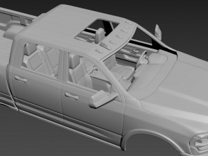 Dodge ram 2500 2020 body for print 3D Print Model