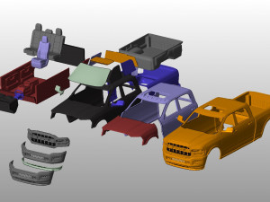Dodge ram 2500 2020 body for print 3D Print Model