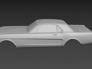 fo-rd mus-tang coupe 1965 body for print 3D Принт Модель