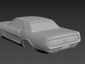 fo-rd mus-tang coupe 1965 body for print 3D Принт Модель