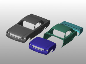 fo-rd mus-tang coupe 1965 body for print 3D Принт Модель