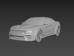 dodge charger srt 2020 3D Print Model