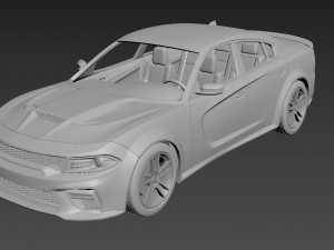 dodge charger srt 2020 3D Print Model