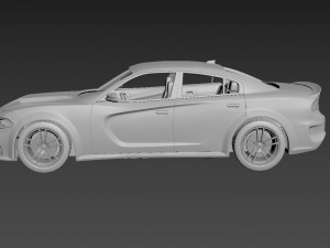 dodge charger srt 2020 3D Print Model