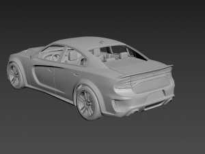 dodge charger srt 2020 3D Print Model
