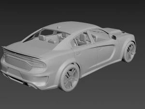 dodge charger srt 2020 3D Print Model