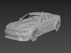 dodge charger srt 2021 Modelo de impresión 3D