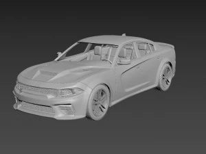 Dodge Charger SRT 2021 Modello di stampa 3D