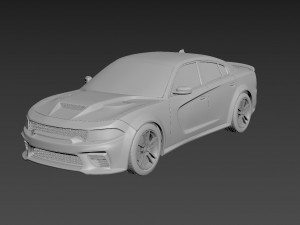 dodge charger srt 2021 3D Print Model