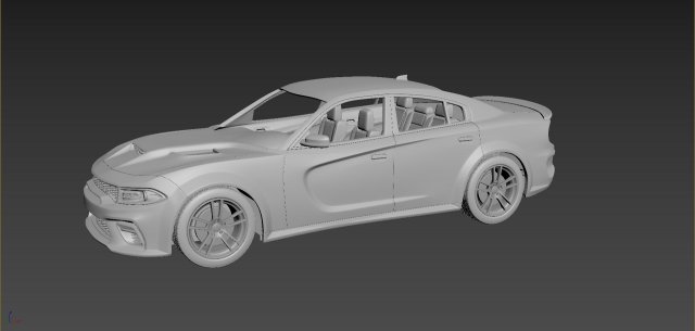 dodge charger srt 2021 3D Print Model in Automotive 3DExport