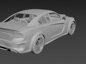 dodge charger srt 2021 3D Print Model