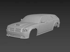 dodge magnum 2008 srt8 body for print 3D Print Model