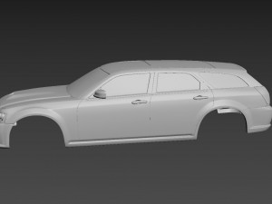 dodge magnum 2008 srt8 body for print Modelo de Impressão 3D