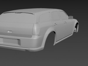 dodge magnum 2008 srt8 body for print Modelo de Impressão 3D