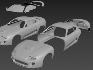 toyota supra 1993 body for print Modelo de impresión 3D