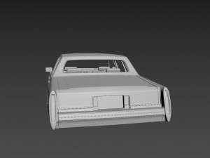 cadillac fleetwood brougham 1983 body for print 3D Print Model