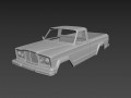 jeep j10 1963 body for print 3D Print Model