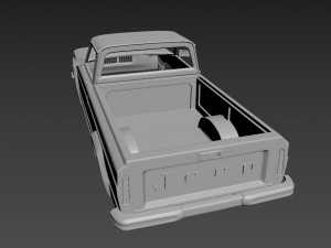 jeep j10 1963 body for print Modèles 3D en vedette