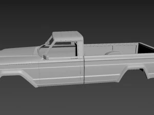 jeep j10 1963 body for print 3D Print Model