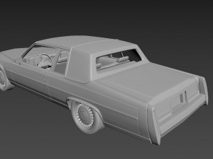 cadillac deville 1983 coupe Model do druku 3D