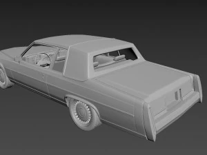 cadillac deville 1983 coupe 3D Print Model
