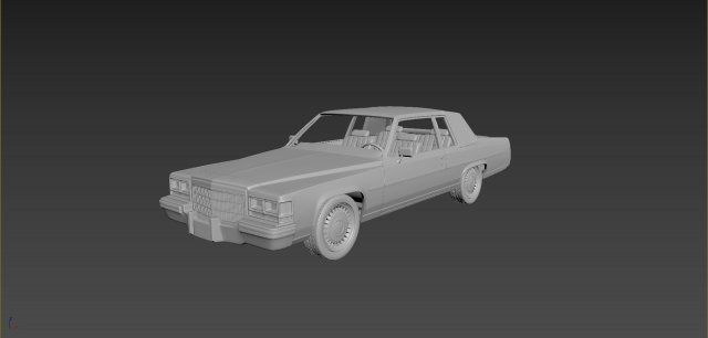 cadillac deville 1983 coupe Model do druku 3D .c4d .max .obj .3ds .fbx .stl .blend 