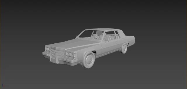 cadillac deville 1983 coupe 3D Print Model .c4d .max .obj .3ds .fbx .stl .blend 