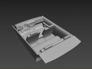 cadillac deville 1983 coupe 3D Print Model