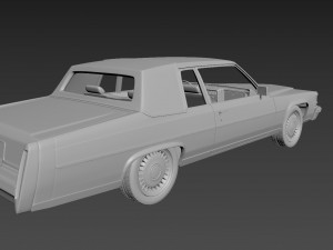 cadillac deville 1983 coupe Model do druku 3D