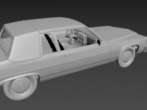 cadillac deville 1983 coupe 3D Print Model