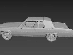 cadillac deville 1983 coupe 3D Print Model