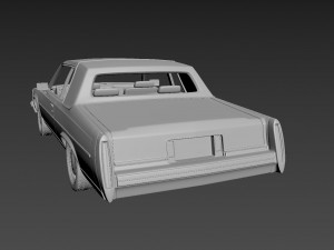 cadillac deville 1983 coupe Model do druku 3D