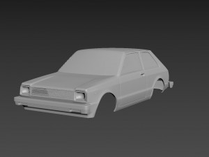 toyota starlet kb61 1983 body for print 3D Print Model