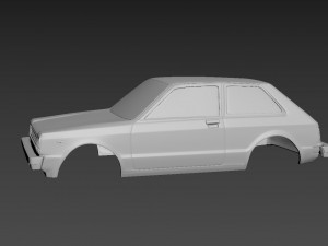 toyota starlet kb61 1983 body for print Modelo de impresión 3D