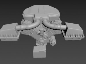 b m w engine s62b50 1 24 Model Cetak 3D