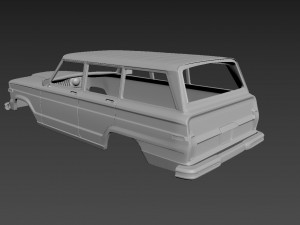 jeep grand wagoneer 1973 body for print 3D प्रिंट मॉडल