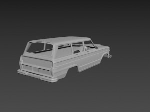 jeep grand wagoneer 1973 body for print 3D प्रिंट मॉडल