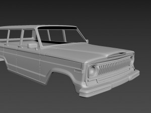 jeep grand wagoneer 1973 body for print 3D प्रिंट मॉडल