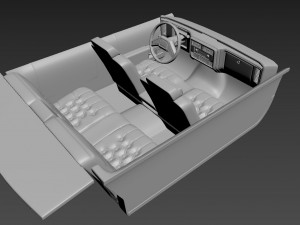 cadillac fleetwood brougham coupe 1983 3D-printmodel