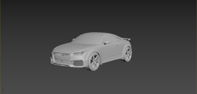 audi tt 2021 body for print Modelo de Impressão 3D .c4d .max .obj .3ds .fbx .stl .blend 