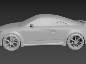 audi tt 2021 body for print Modelo de Impressão 3D