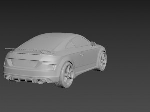 audi tt 2021 body for print Modelo de Impressão 3D