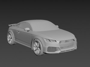 audi tt 2021 body for print Modelo de Impressão 3D