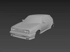 carrozzeria volkswagen golf mk2 rallye per stampa Modello di stampa 3D
