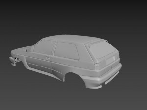 volkswagen golf mk2 rallye body for print 3D Принт Модель