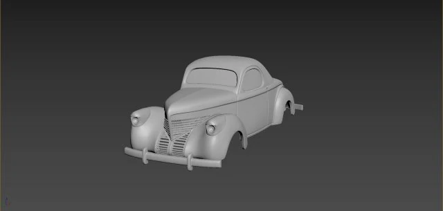 willys coupe 1939 body for print 3D Print Model .c4d .max .obj .3ds .fbx .stl .blend 